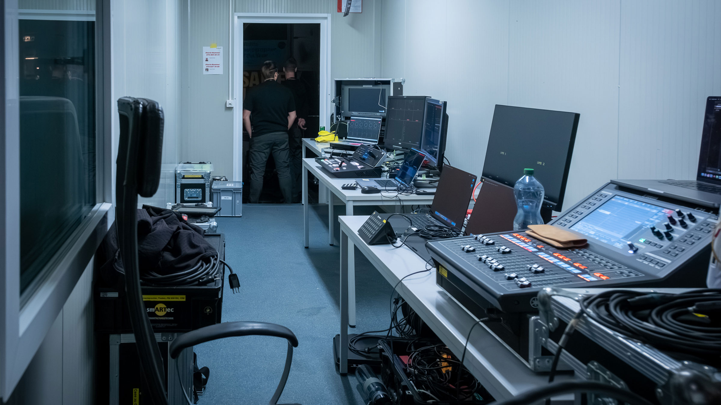 ESC Turquoise Carpet – Production room Rathaus